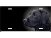 Black Lab Airbrush License Plate Free Personalization on this Air Brush