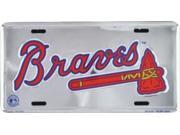 Atlanta Braves Anodized License Plate