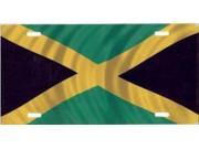 Jamaica Flag License Plate Free Personalization on this Plate