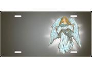 Angel Gray License Plate Free Personalization on this Plate