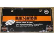 Harley Davidson Chrome License Frame. Free Screw Caps Included