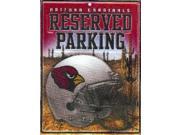 Arizona Cardinals Metal Reserved Parking Sign