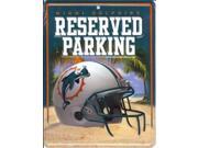 Miami Dolphins Metal Parking Sign