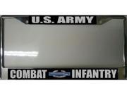 U.S. Army Combat Infantry Chrome Frame