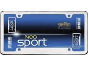 Neo Sport 4 Hole Chrome License Plate Frame