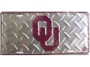 Oklahoma University Sooners Diamond License Plate