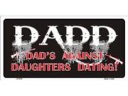DADD Dad s Against Daughters Dating License Plate