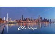 Chicago Skyline Photo License Plate Free Personalization on this Plate