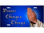 Prayer Changes Things License Plate