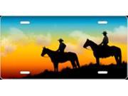 Cowboys Full Color Airbrush License Plate Free Names on this Air Brush