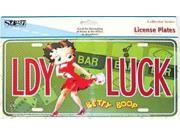 Betty Boop LDY LUCK License Plate