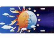 Sun Moon License Plate Free Personalization on this Plate