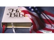 American Flag with Bible Plate Catholic Edition