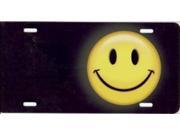 Smiley Face Offset on License Plate Free Personalization on this plate