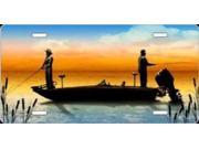 Boat Fishing Airbrush License Plate Free Personalization on this Air Brush