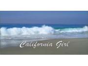 California Girl Beach Scene Photo License Plate Free Personalization on this Plate