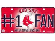Boston Red Sox 1 Fan License Plate