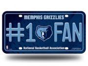 Memphis Grizzlies 1 Fan Metal license Plate
