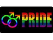 Male Pride Photo License Plate