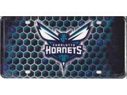 Charlotte Hornets Metal License Plate