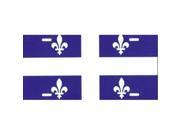 Quebec Flag License Plate Free Personalization on this Plate
