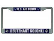 U.S. Air Force Lieutenant Colonel Chrome Frame