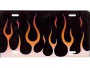 Orange Red Flames Airbrush License Plate Free Names on this Air Brush