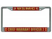 USMC Chief Warrant Officer 2 Chrome Frame