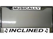 Musically Inclined Photo License Plate Frame Free Screw Caps with this Frame