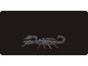 Scorpion on Black Photo License Plate Free Personalization on this Plate