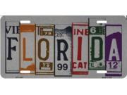 Florida Cut Style License Plate