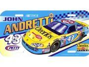 John Andretti 43 NASCAR Plastic License Plate