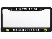 Route 66 Mainstreet USA Photo License Plate Frame Free Screw Caps Included