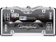 Eagle Chrome Adjustable License Plate Frame Free Screw Caps with this Frame