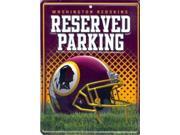 Washington Redskins Metal Parking Sign