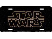 Star Wars Embossed License Plate