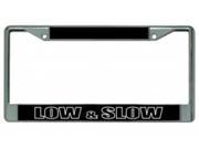 Low And Slow Photo License Plate Frame Free Screw Caps with this Frame