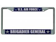 U.S. Air Force Brigadier General Chrome Frame