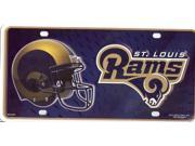St. Louis Rams Metal License Plate