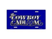 Cowboy Cadillac License Plate