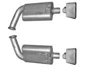 Gibson 318002 Cat Back Performance Exhaust System Axle Back