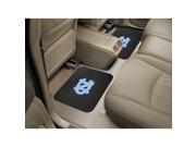 Fanmats 12274 COL 14 in. x17 in. UNC Chapel Hill Backseat Utility Mats 2 Pack