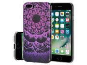 Soft Gel Clear TPU Skin Case - Mandala Purple Zen for iPhone 7 Plus Soft Gel Clear TPU Skin Case - Mandala Purple Zen for iPhone 7 Plus