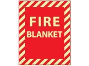 NMC GL147R FIRE FIRE BLANKET 12X9 RIGID PLASTICGLOW 1 EACH