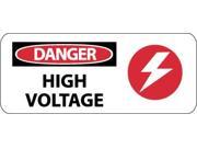 NMC SA105P DANGER HIGH VOLTAGE W GRAPHIC 7X17 PS VINYL 1 EACH