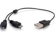 C2G 27054 Usb Charging Y Cable Ultra Flexible Solution For Charging Two Smartphones Tabl