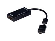 QVS MHL HD MHL Micro USB to HDMI Converter Kit with 5 to 11 Pin Adapter