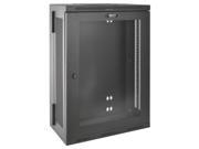 Tripp Lite 18U Wall Mount Rack Enclosure Server Cabinet with Clear Acrylic Window Hinged Back Low Profile Patch Depth SRW18US13G