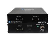 Comprehensive Cable CDA HD200EK Hdmi 1 By 2 Splitter Uhd 4K2K 2 Year Warranty