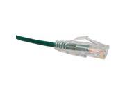Unirise CS6 05F GRN 5Ft Cat6 Green Clearfit Slim Snagless 28Awg Patch Cable